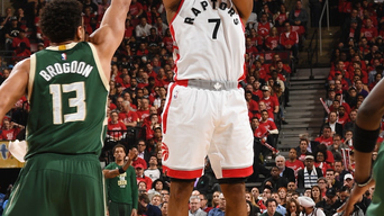 Lowry bounces back, Raptors edge Bucks to even series at 1-1 (Apr 18, 2017)